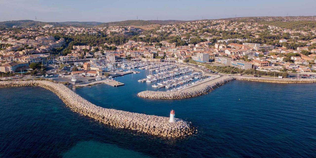 Sea, Sweet & Sun - Vue Sur Mer - T3 - Plage Commerce Et Port A Pieds Соссе-ле-Пен Екстер'єр фото